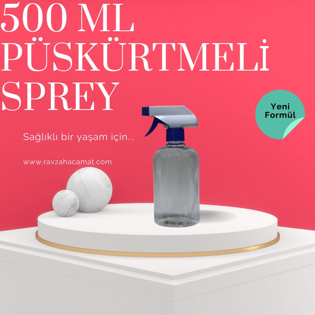 500 ml püskürtmeli sprey