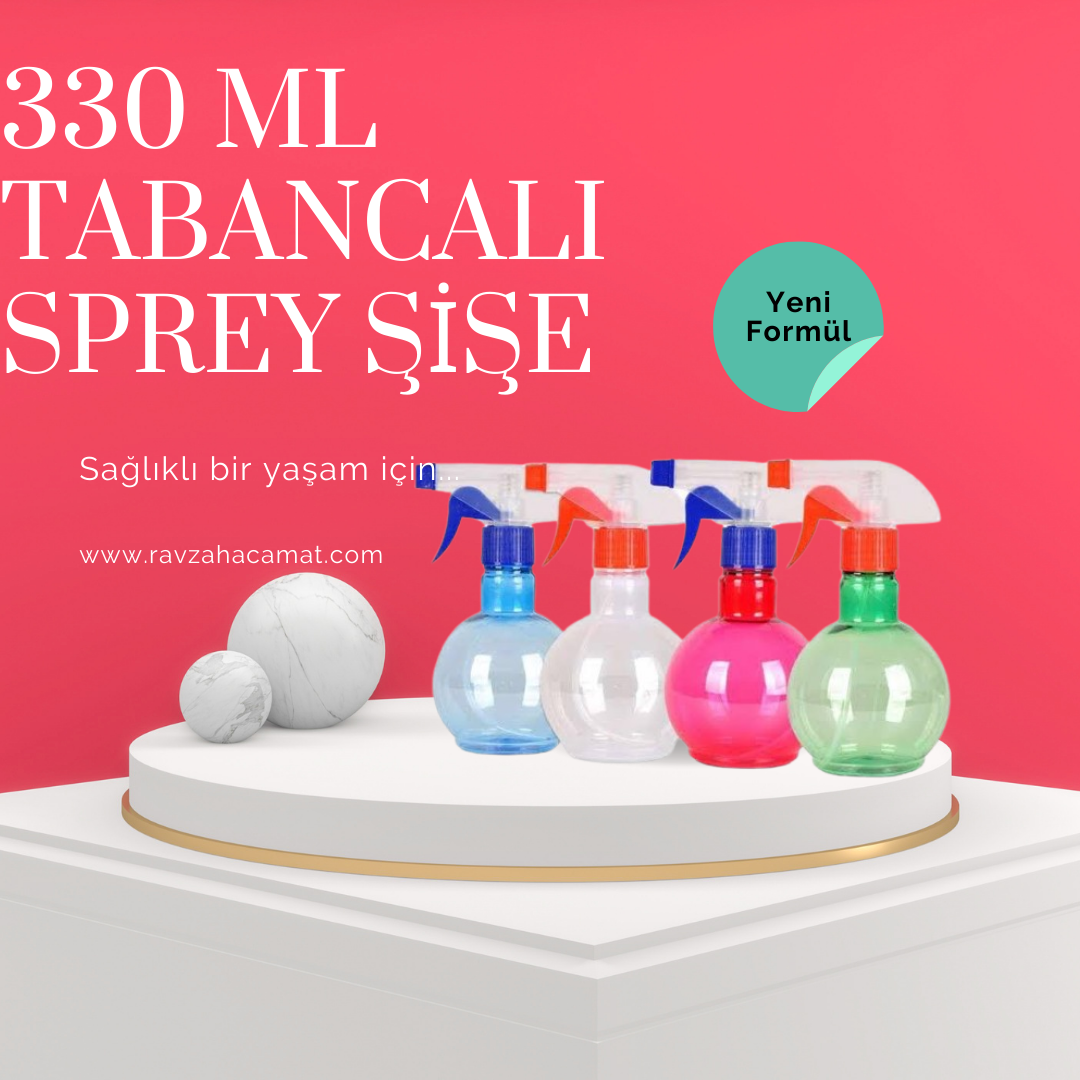 330 ml tabancalı sprey şişe